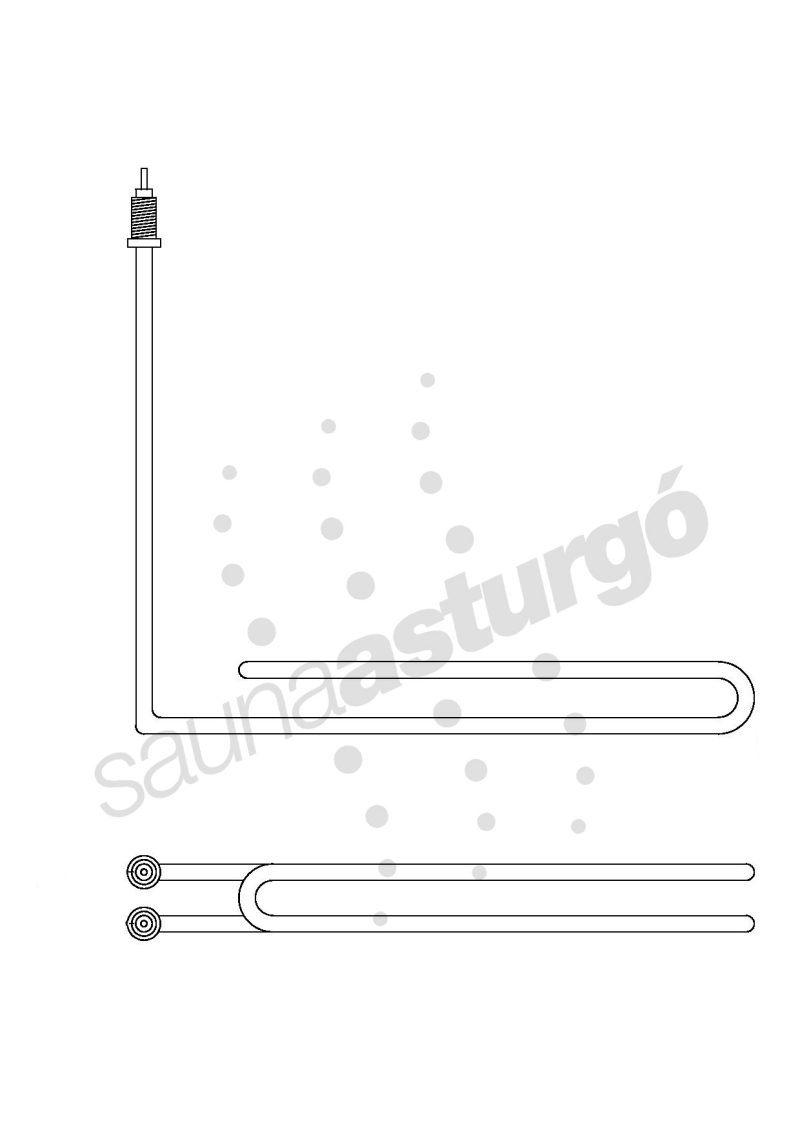 Resistencia de recambio para generador de vapor Astral Pool RTLJ1000