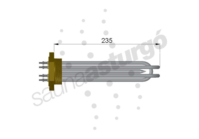 Resistencia de recambio para spa Pahlen RTPP6000 medidas