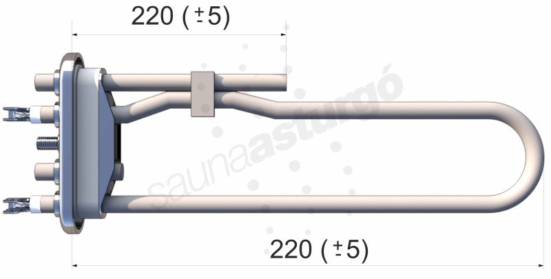 Resistencia de recambio para generador de vapor SAWO STG-150